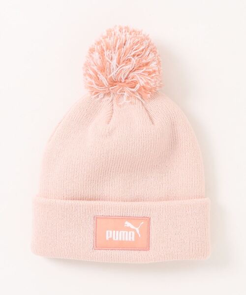 PUMA（プーマ）の「《PUMA》PUMA FC POM-POM- ビーニー（ニットキャップ/ビーニー・キッズ・ピンク系その他/シルバー系その他・フリー）」の2枚目の写真