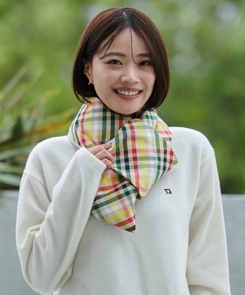 Arnold Palmer（アーノルドパーマー）の「シェア リバーシブル ダウンマフラー（マフラー・レディース・ブラック/カーキ/ベージュ・F）」の19枚目の写真