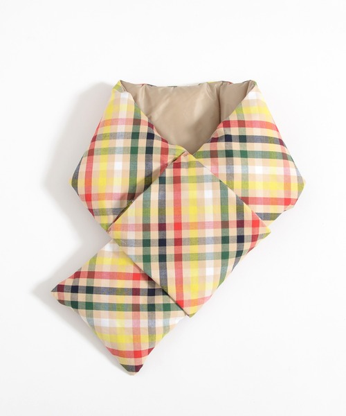 Arnold Palmer（アーノルドパーマー）の「シェア リバーシブル ダウンマフラー（マフラー・レディース・ブラック/カーキ/ベージュ・F）」の11枚目の写真