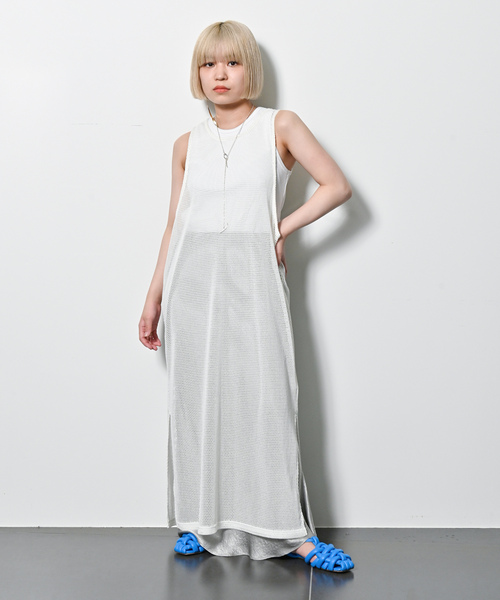 CITYSHOP(シティーショップ)の「ノースリーブワンピース(ワンピース・レディース・ホワイト・FREE)」の8枚目の写真