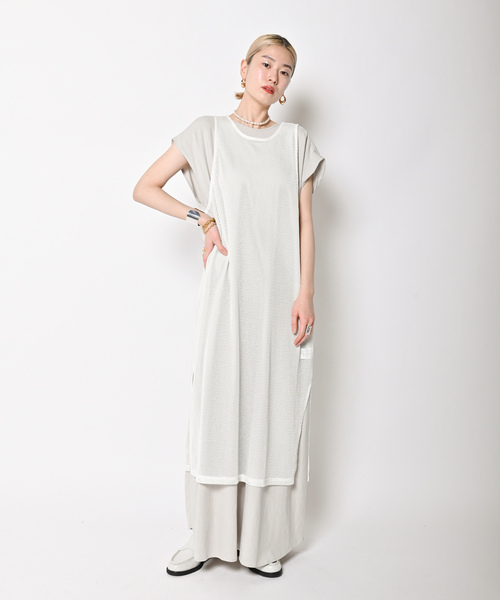 CITYSHOP(シティーショップ)の「ノースリーブワンピース(ワンピース・レディース・ホワイト・FREE)」の9枚目の写真