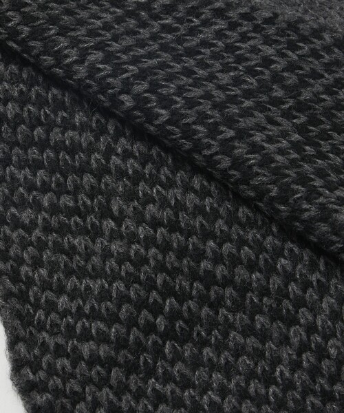 Firsthand（ファーストハンド）の「Firsthand/ファーストハンド リボンニットマフラー（マフラー・レディース・チャコールグレー/オフホワイト/ピンク・ONE SIZE）」の7枚目の写真