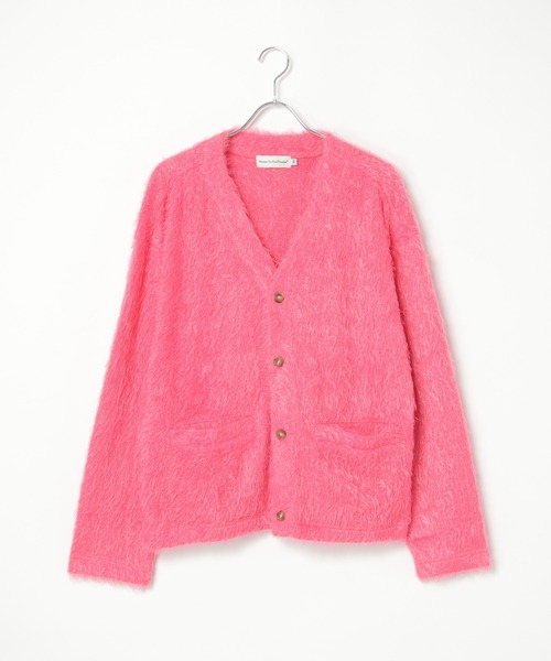 POWER TO THE PEOPLE（パワートゥーザピープル）の「カラフルシャギーカーディガン（カーディガン/ボレロ・メンズ・パープル/グリーン/ブラック/ピンク・L/M）」の13枚目の写真