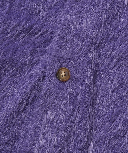 POWER TO THE PEOPLE（パワートゥーザピープル）の「カラフルシャギーカーディガン（カーディガン/ボレロ・メンズ・パープル/グリーン/ブラック/ピンク・L/M）」の19枚目の写真