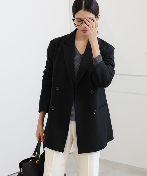 Elura（エルーラ）の「スリムウォームジャケット/133691（その他アウター・レディース・ベージュ/ブラック/ブラック系その他・FREE）」の12枚目の写真