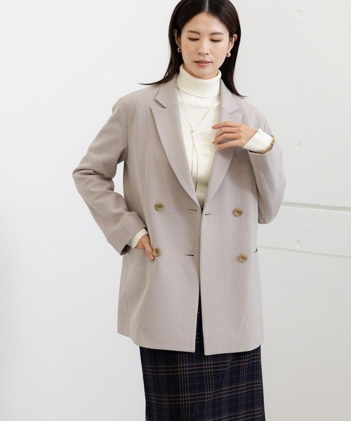 Elura（エルーラ）の「スリムウォームジャケット/133691（その他アウター・レディース・ベージュ/ブラック/ブラック系その他・FREE）」の16枚目の写真