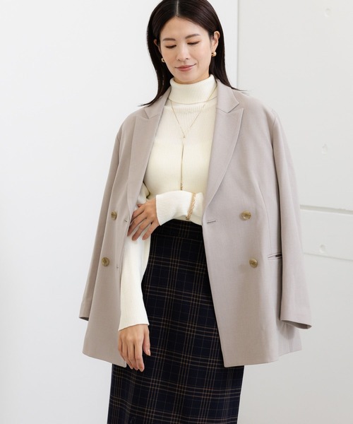 Elura（エルーラ）の「スリムウォームジャケット/133691（その他アウター・レディース・ベージュ/ブラック/ブラック系その他・FREE）」の19枚目の写真