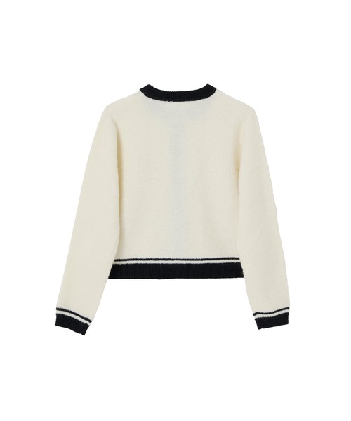 Boucle Bicolor Knit Jacket（ニット/セーター）｜Her lip to（ハー