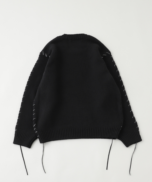 JOINT WORKS(ジョイントワークス)の「DISCOVERED / ディスカバード LOOPING KNIT(ニット/セーター・メンズ・ブラック・3)」の2枚目の写真