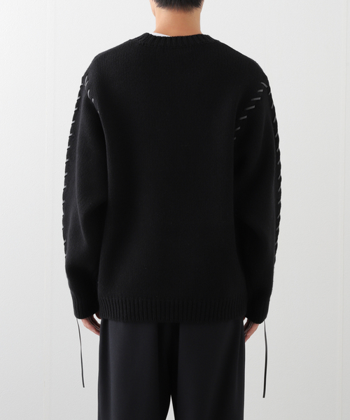 JOINT WORKS(ジョイントワークス)の「DISCOVERED / ディスカバード LOOPING KNIT(ニット/セーター・メンズ・ブラック・3)」の9枚目の写真