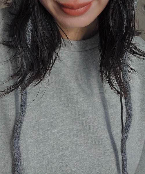 y/m by RIKA（イムバイリカ）の「フライトニットキャップ（キャップ・レディース・グレー/アイボリー・FREE）」の6枚目の写真