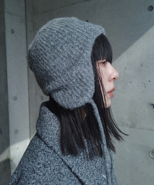 y/m by RIKA（イムバイリカ）の「フライトニットキャップ（キャップ・レディース・グレー/アイボリー・FREE）」の16枚目の写真