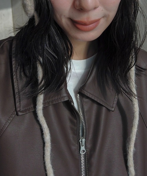 y/m by RIKA（イムバイリカ）の「フライトニットキャップ（キャップ・レディース・グレー/アイボリー・FREE）」の20枚目の写真