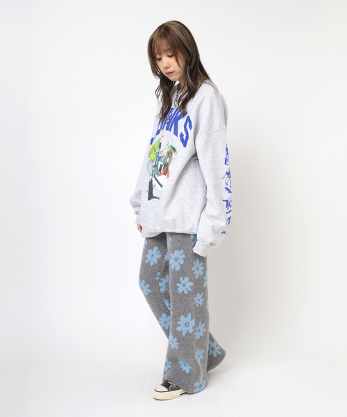 RNA（アールエヌエー）の「M2366 ＪＵＮＫヌイグルミプリントトレーナー（Tシャツ/カットソー・レディース・アッシュグレー/ブルー/ベージュ/ネイビー・MEDIUM）」の21枚目の写真
