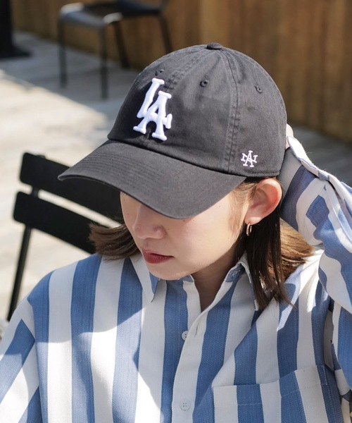 LAロゴ刺繍 ベースボールキャップ　AMERICAN NEEDLE 楽天市場】アメリカンニードル NY LA ロゴ 刺繍 ローキャップ