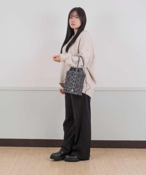 ANITA BILARDI(アニタビラルディ)の「【ANITA BILARDI/アニタビラルディ】レザーバッグ ハンドバッグ トートバッグ CANCER(ハンドバッグ・レディース・グレー/ベージュ・FREE)」の22枚目の写真