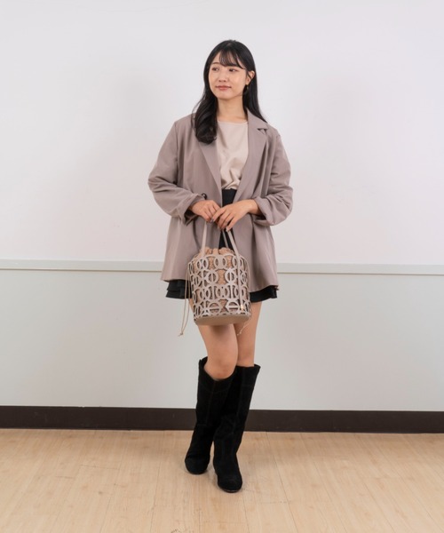 ANITA BILARDI(アニタビラルディ)の「【ANITA BILARDI/アニタビラルディ】レザーバッグ ハンドバッグ トートバッグ CANCER(ハンドバッグ・レディース・グレー/ベージュ・FREE)」の9枚目の写真