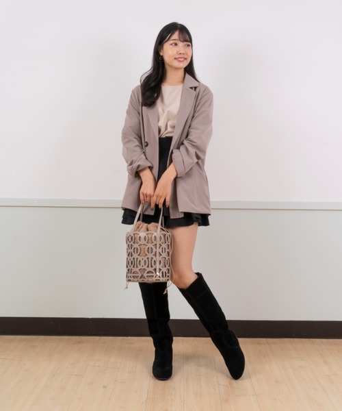 ANITA BILARDI(アニタビラルディ)の「【ANITA BILARDI/アニタビラルディ】レザーバッグ ハンドバッグ トートバッグ CANCER(ハンドバッグ・レディース・グレー/ベージュ・FREE)」の10枚目の写真