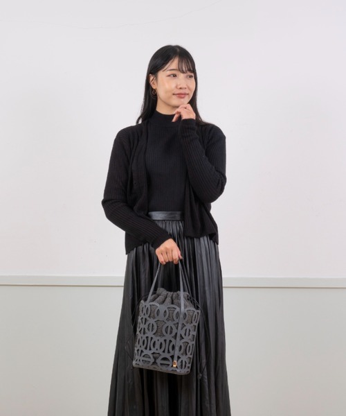 ANITA BILARDI(アニタビラルディ)の「【ANITA BILARDI/アニタビラルディ】レザーバッグ ハンドバッグ トートバッグ CANCER(ハンドバッグ・レディース・グレー/ベージュ・FREE)」の16枚目の写真