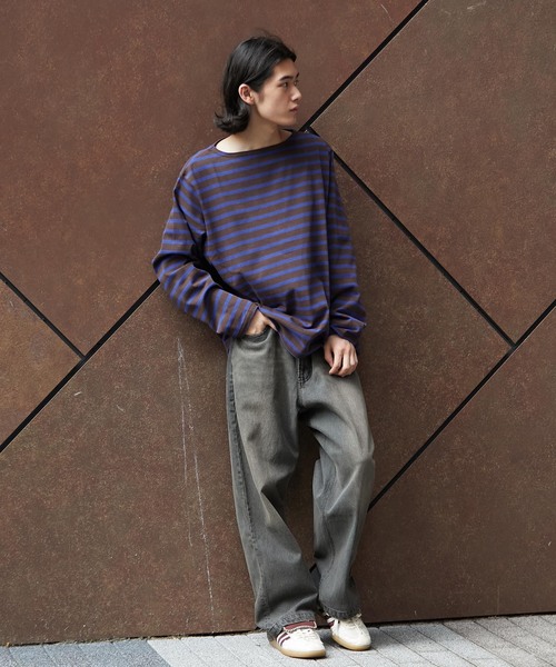 追加》[B.A.C.D]ワイドストレートデニム（デニムパンツ）｜B.C