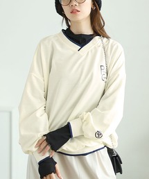 GOLDJAPAN（ゴールドジャパン）の「Vネックロゴプリントスウェット（スウェット）」