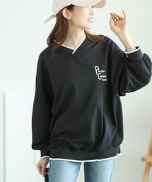 GOLDJAPAN（ゴールドジャパン）の「Vネックロゴプリントスウェット（スウェット）」