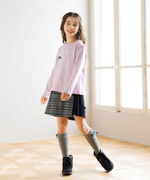 【110-140㎝】オーナメント刺繍 トレーナー(スウェット)|組曲(クミキョク) 【110-140㎝】オーナメント刺繍 トレーナー(スウェット)|組曲(クミキョク)