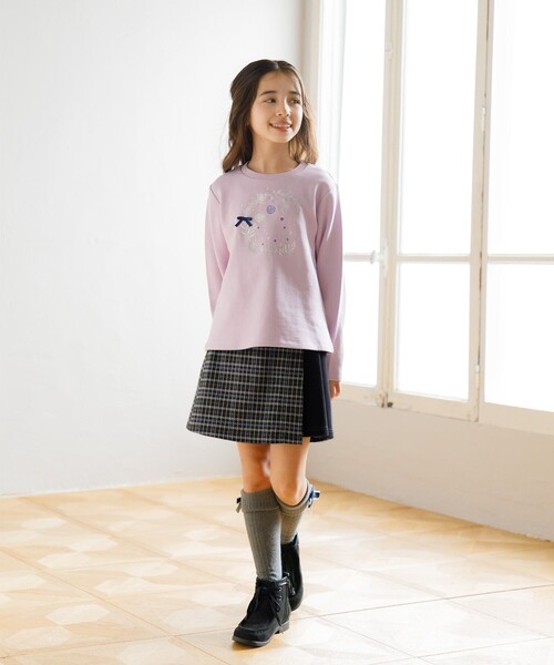 【110-140㎝】オーナメント刺繍 トレーナー(スウェット)|組曲(クミキョク) 【110-140㎝】オーナメント刺繍 トレーナー(スウェット)|組曲(クミキョク)