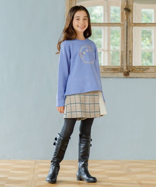 【110-140㎝】オーナメント刺繍 トレーナー(スウェット)|組曲(クミキョク) 【110-140㎝】オーナメント刺繍 トレーナー(スウェット)|組曲(クミキョク)