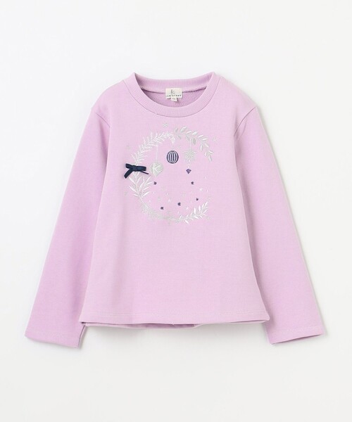 【110-140㎝】オーナメント刺繍 トレーナー(スウェット)|組曲(クミキョク) 【110-140㎝】オーナメント刺繍 トレーナー(スウェット)|組曲(クミキョク)