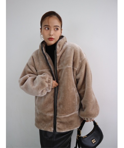TRUNC（トランクエイティーエイト）の「Piping Boa Jacket（その他 