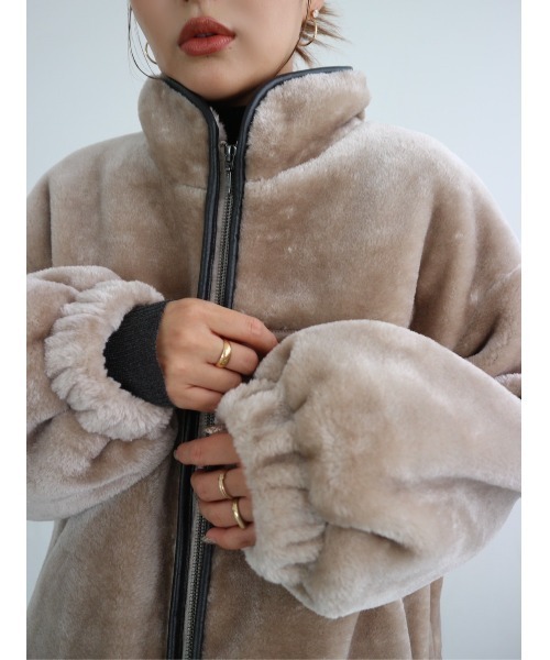 TRUNC（トランクエイティーエイト）の「Piping Boa Jacket（その他 