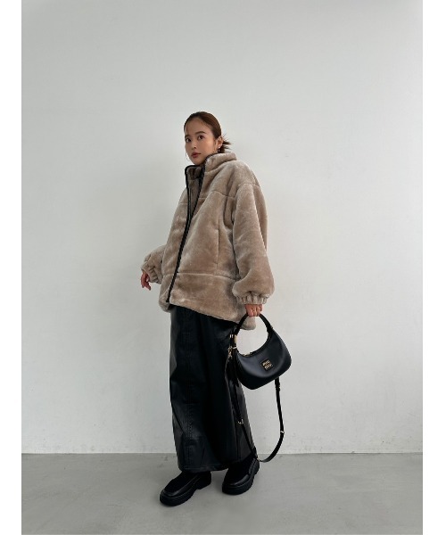 TRUNC（トランクエイティーエイト）の「Piping Boa Jacket（その他 