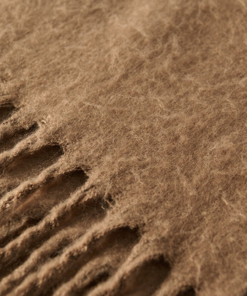 un dix cors（アンディコール）の「バルキーマフラー（マフラー・レディース・ベージュ/ブラウン/ピンク/イエロー・FREE）」の8枚目の写真