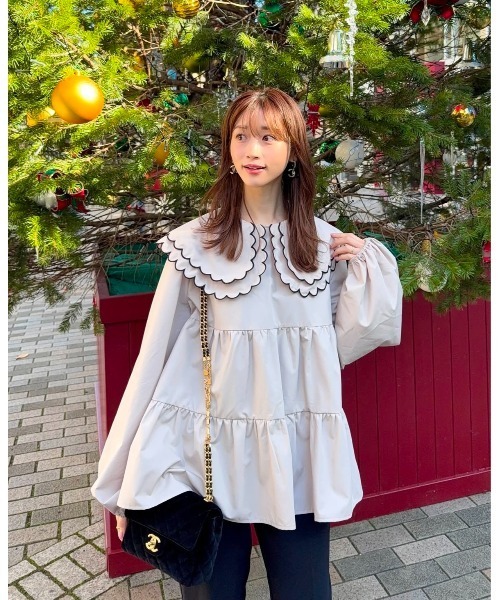 今期タグ付き♡リラ♡ブラウス 4つの機能付】楽キレイ袖タックブラウス - ベルーナ【公式】