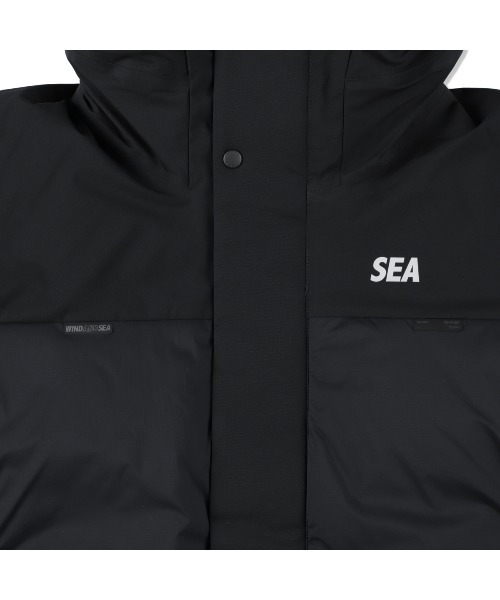 WIND AND SEA（ウィンダンシー）の「AFD x WDS SNOWFIELD BULKY DOWN JACKET（ダウンジャケット/コート・メンズ・ブラック・MEDIUM/LARGE）」の4枚目の写真