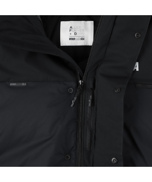 WIND AND SEA（ウィンダンシー）の「AFD x WDS SNOWFIELD BULKY DOWN JACKET（ダウンジャケット/コート・メンズ・ブラック・MEDIUM/LARGE）」の3枚目の写真