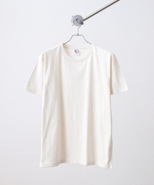 TRUSS（トラス）の「TRUSS ﾍﾋﾞｰｳｪｲﾄTｼｬﾂ（Tシャツ/カットソー・メンズ・ブラック/ホワイト/パープル/オレンジ/イエローゴールド/イエロー/ピンク系/グリーン/ライム/ピンク/ナチュラル/ライトイエロー/ターコイズブルー/エメラルド/ライトブルー/ライトピンク/サックスブルー/チャコール/ロイヤルブルー/ヘザーグレー/ケリーグリーン/ブラウン/ベージュ系/レッド/ブルー/アーミー/ネイビー/バーガンディー・S/L/XL/XXL/M）」の6枚目の写真