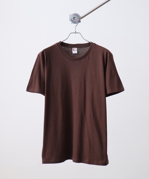 TRUSS（トラス）の「TRUSS ﾍﾋﾞｰｳｪｲﾄTｼｬﾂ（Tシャツ/カットソー・メンズ・ブラック/ホワイト/パープル/オレンジ/イエローゴールド/イエロー/ピンク系/グリーン/ライム/ピンク/ナチュラル/ライトイエロー/ターコイズブルー/エメラルド/ライトブルー/ライトピンク/サックスブルー/チャコール/ロイヤルブルー/ヘザーグレー/ケリーグリーン/ブラウン/ベージュ系/レッド/ブルー/アーミー/ネイビー/バーガンディー・S/L/XL/XXL/M）」の5枚目の写真