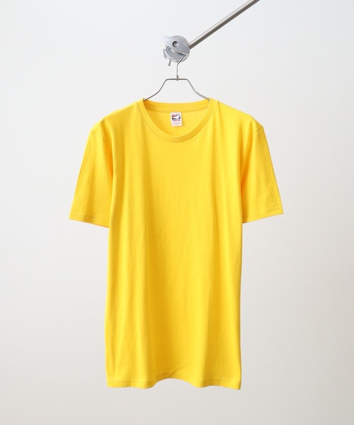 TRUSS（トラス）の「TRUSS ﾍﾋﾞｰｳｪｲﾄTｼｬﾂ（Tシャツ/カットソー・メンズ・ブラック/ホワイト/パープル/オレンジ/イエローゴールド/イエロー/ピンク系/グリーン/ライム/ピンク/ナチュラル/ライトイエロー/ターコイズブルー/エメラルド/ライトブルー/ライトピンク/サックスブルー/チャコール/ロイヤルブルー/ヘザーグレー/ケリーグリーン/ブラウン/ベージュ系/レッド/ブルー/アーミー/ネイビー/バーガンディー・S/L/XL/XXL/M）」の20枚目の写真