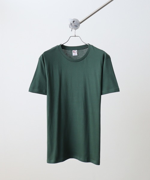 TRUSS（トラス）の「TRUSS ﾍﾋﾞｰｳｪｲﾄTｼｬﾂ（Tシャツ/カットソー・メンズ・ブラック/ホワイト/パープル/オレンジ/イエローゴールド/イエロー/ピンク系/グリーン/ライム/ピンク/ナチュラル/ライトイエロー/ターコイズブルー/エメラルド/ライトブルー/ライトピンク/サックスブルー/チャコール/ロイヤルブルー/ヘザーグレー/ケリーグリーン/ブラウン/ベージュ系/レッド/ブルー/アーミー/ネイビー/バーガンディー・S/L/XL/XXL/M）」の9枚目の写真