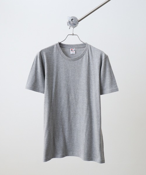 TRUSS（トラス）の「TRUSS ﾍﾋﾞｰｳｪｲﾄTｼｬﾂ（Tシャツ/カットソー・メンズ・ブラック/ホワイト/パープル/オレンジ/イエローゴールド/イエロー/ピンク系/グリーン/ライム/ピンク/ナチュラル/ライトイエロー/ターコイズブルー/エメラルド/ライトブルー/ライトピンク/サックスブルー/チャコール/ロイヤルブルー/ヘザーグレー/ケリーグリーン/ブラウン/ベージュ系/レッド/ブルー/アーミー/ネイビー/バーガンディー・S/L/XL/XXL/M）」の3枚目の写真