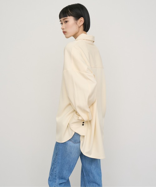 NOGLE（ノグル）の「【NOGLE/ノグル】ドレープオーバーシャツ