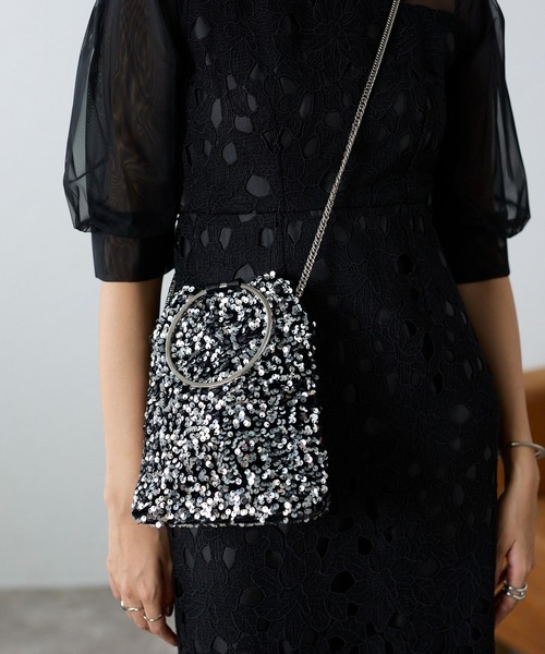 【セール】スパンコールリングバッグ（ショルダーバッグ）｜FUNALIVE（ファンアライブ）