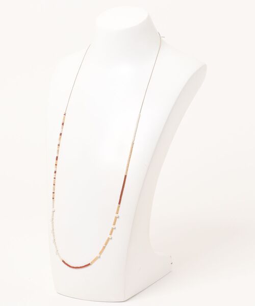 チチカカ（チチカカ）の「ドロップビーズネックレス（ネックレス・レディース・ブラック/カラフル/ベージュ・FREE）」の14枚目の写真