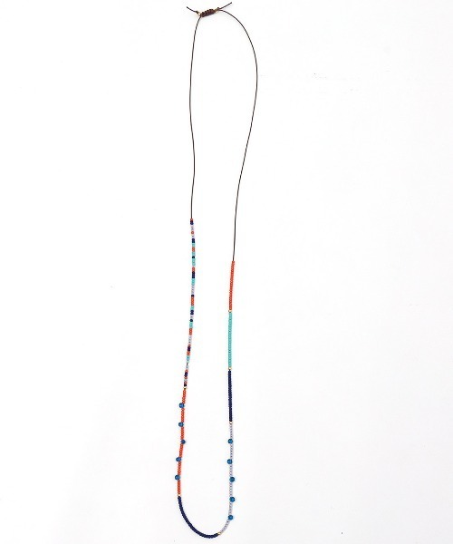 チチカカ（チチカカ）の「ドロップビーズネックレス（ネックレス・レディース・ブラック/カラフル/ベージュ・FREE）」の7枚目の写真