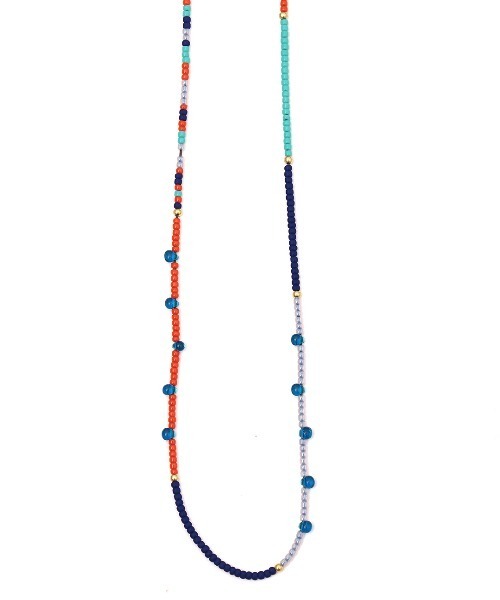 チチカカ（チチカカ）の「ドロップビーズネックレス（ネックレス・レディース・ブラック/カラフル/ベージュ・FREE）」の8枚目の写真