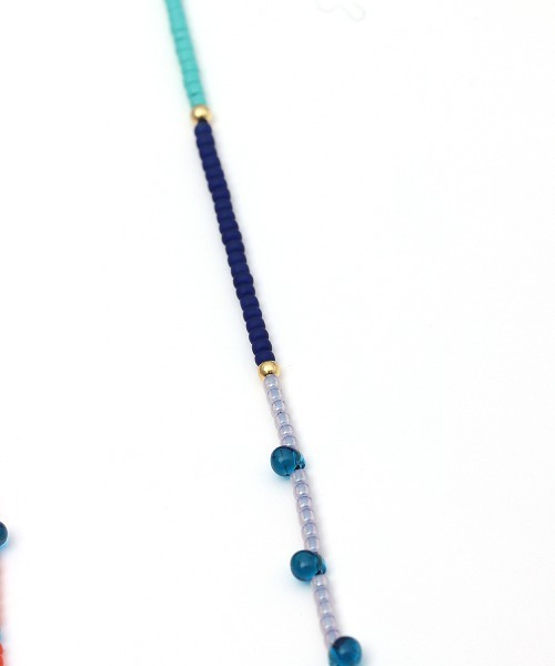 チチカカ（チチカカ）の「ドロップビーズネックレス（ネックレス・レディース・ブラック/カラフル/ベージュ・FREE）」の11枚目の写真