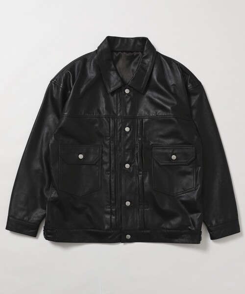 ジャケット・アウター Firsthand Big Cowleather Jacket WP セール】Firsthand/ファーストハンド Big Cowleather Jacket WP