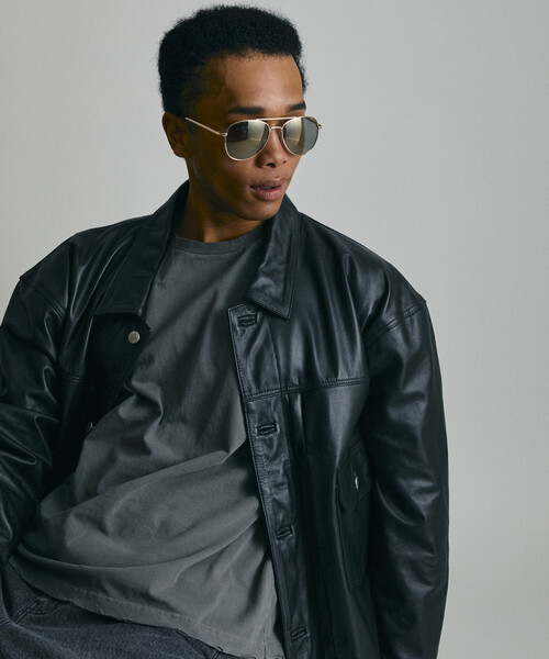 Firsthand/ファーストハンド Big Cowleather Jacket WP / ビッグ